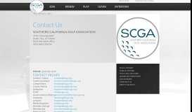 
							         SCGA.org | Contact the SCGA Today | Phone, Email, and Address ...								  
							    