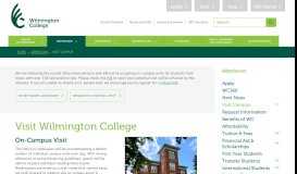 
							         Schedule a Visit to Wilmington College								  
							    
