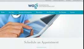 
							         Schedule an Appointment | Washington Gastroenterology								  
							    