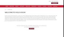 
							         Schedule Online - Vold Vision								  
							    