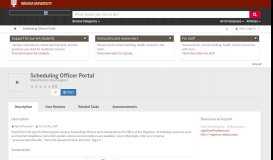 
							         Scheduling Officer Portal (SharePoint) | IU Bloomington | One.IU								  
							    