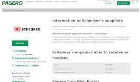
							         Schenker Dedicated Services | Pagero								  
							    