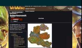 
							         Scherbenwelt | WoWWiki | FANDOM powered by Wikia								  
							    