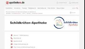 
							         Schildkröten-Apotheke 34414 Warburg - Branchenverzeichnis ...								  
							    