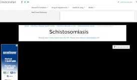 
							         Schistosomiasis Symptoms, Treatment & Diagnosis - MedicineNet								  
							    