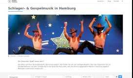 
							         Schlager- & Gospelmusiker in Hamburg buchen | Event Portal								  
							    
