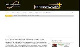 
							         Schlager Stars News | SCHLAGERportal | Schlager Star Interviews |								  
							    