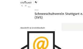
							         Schneeschuhverein Stuttgart e.V. (SVS) - Stadt Stuttgart								  
							    