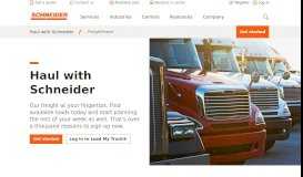 
							         Schneider Carriers: Carrier Solutions								  
							    