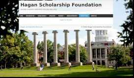 
							         Scholar Portal | Hagan Scholarship Foundation								  
							    