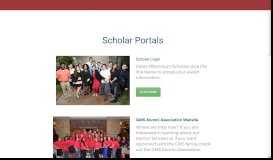 
							         Scholar Portals - Gates Millennium Scholars								  
							    