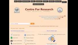 
							         Scholars Login Page - Centre For Research								  
							    