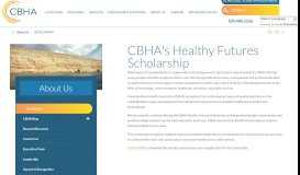 
							         Scholarship | CBHA Columbia Basin Health Association								  
							    