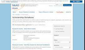 
							         Scholarship Database | DAAD Ghana | Page 2								  
							    