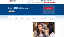 
							         Scholarship - HSF								  
							    