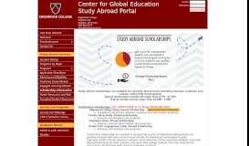 
							         Scholarship Information - Study Abroad								  
							    