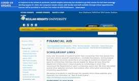 
							         Scholarship Links - Beulah Heights University								  
							    