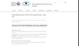 
							         Scholarship Opportunity!: 2018/19 Chevening Scholarship – Apply now!								  
							    