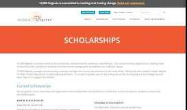 
							         Scholarships - 10,000 Degrees								  
							    