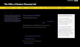 
							         Scholarships and Awards | The Office of Student Financial Aid | The ...								  
							    