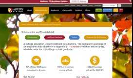 
							         Scholarships and Financial Aid - Austin College								  
							    