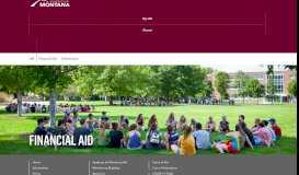 
							         Scholarships - Financial Aid Office - University Of Montana								  
							    