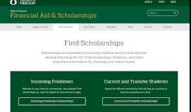 
							         Scholarships | Financial Aid & Scholarships								  
							    