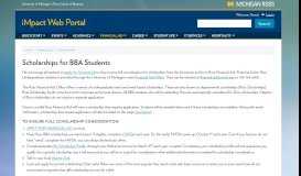 
							         Scholarships for BBA Students | iMpact Web Portal | University of ...								  
							    