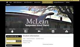 
							         Scholarships - McLean ISD								  
							    
