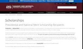 
							         Scholarships - Mississippi State Housing and Residence Life								  
							    