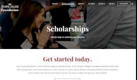 
							         Scholarships - Olympic College Foundation								  
							    