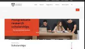 
							         Scholarships Open Now - The University of Sydney								  
							    
