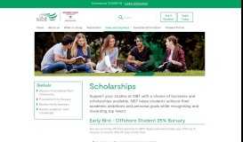 
							         Scholarships - SIBT								  
							    