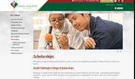 
							         Scholarships - South Oakleigh College								  
							    