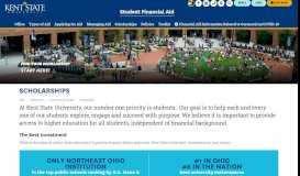 
							         Scholarships | Student Financial Aid | Kent State University								  
							    