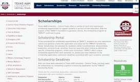 
							         Scholarships - Texas A&M University - Central Texas								  
							    