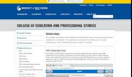 
							         Scholarships | University of West Florida								  
							    