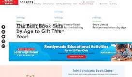 
							         Scholastic for Parents: Children's Books, Activities, Printables & More ...								  
							    