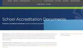 
							         School Accreditation Documents | Association of Christian Schools ...								  
							    