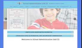 
							         School Administrative Unit 53 - SAU #53								  
							    