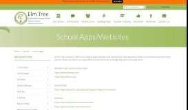 
							         School Apps | Elm Tree Community Primary School								  
							    