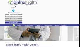 
							         School-Based Health Centers | Mainline Health Systems								  
							    