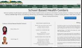 
							         School Based Health - Minnie Hamilton Health System								  
							    