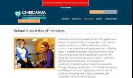 
							         School Based Health Services - Chiricahua Community Health ...								  
							    
