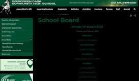 
							         School Board - About District 231 | evergreenpark Design 6.0								  
							    