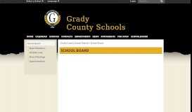 
							         School Board - Grady County School District								  
							    