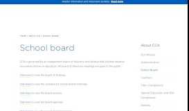 
							         School Board | Online Charter School | CCA - Commonwealth Charter ...								  
							    