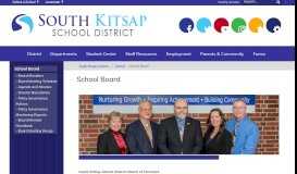 
							         School Board - South Kitsap Schools								  
							    