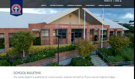 
							         School Bulletins | Thomas Hassall Anglican College								  
							    