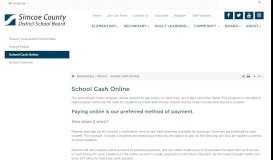 
							         School Cash Online - Simcoe County District School Board								  
							    